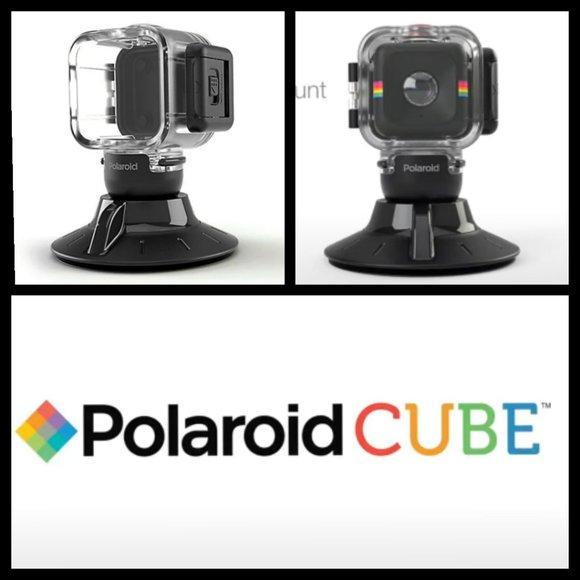 Polaroid CUBE Waterproof Case & Suction Mount - NIB - Picture 13 of 13